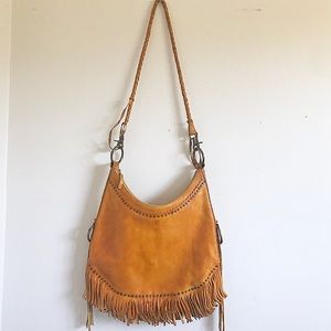 Frye xlarge fringe bag